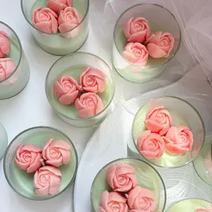 Tulip Flower Candle  Handmade Aesthetic Candle | Mother’s Day Gift | Relaxing Scent