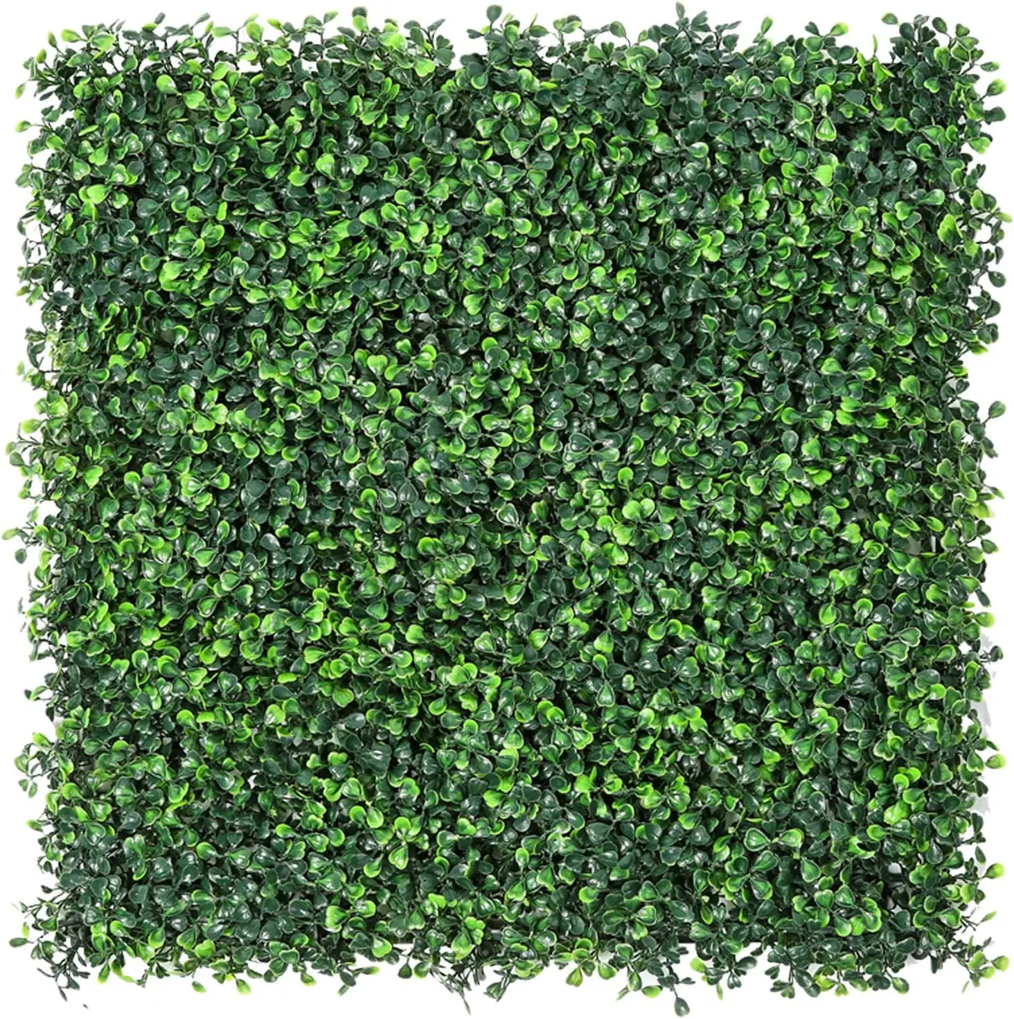[Deals For You] 12 Pieces 20"x 20" Artificial Boxwood Panels Topiary Hedge Plant, Privacy Hedge Screen Sun Protected Suitable for Outdoor, Indoor, Garden, Fence, Backyard and Decor (12PCS)