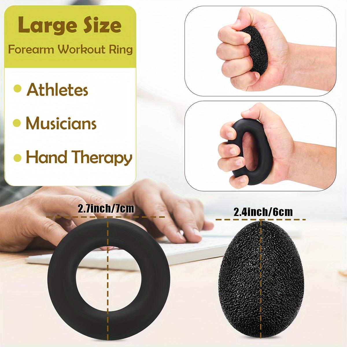 5-piece Grip Trainer Set - Adjustable Grip Trainer (5-60kg), Finger Stretching and Exerciser, Handheld Grip Trainer Designed for the Arm, Suitable for Climbing, Weightlifting, Fitness, Office Workers, and Musicians