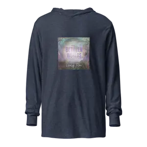 Hooded long-sleeve tee for Between Worlds A Guided Meditation Album By Lucy Tou