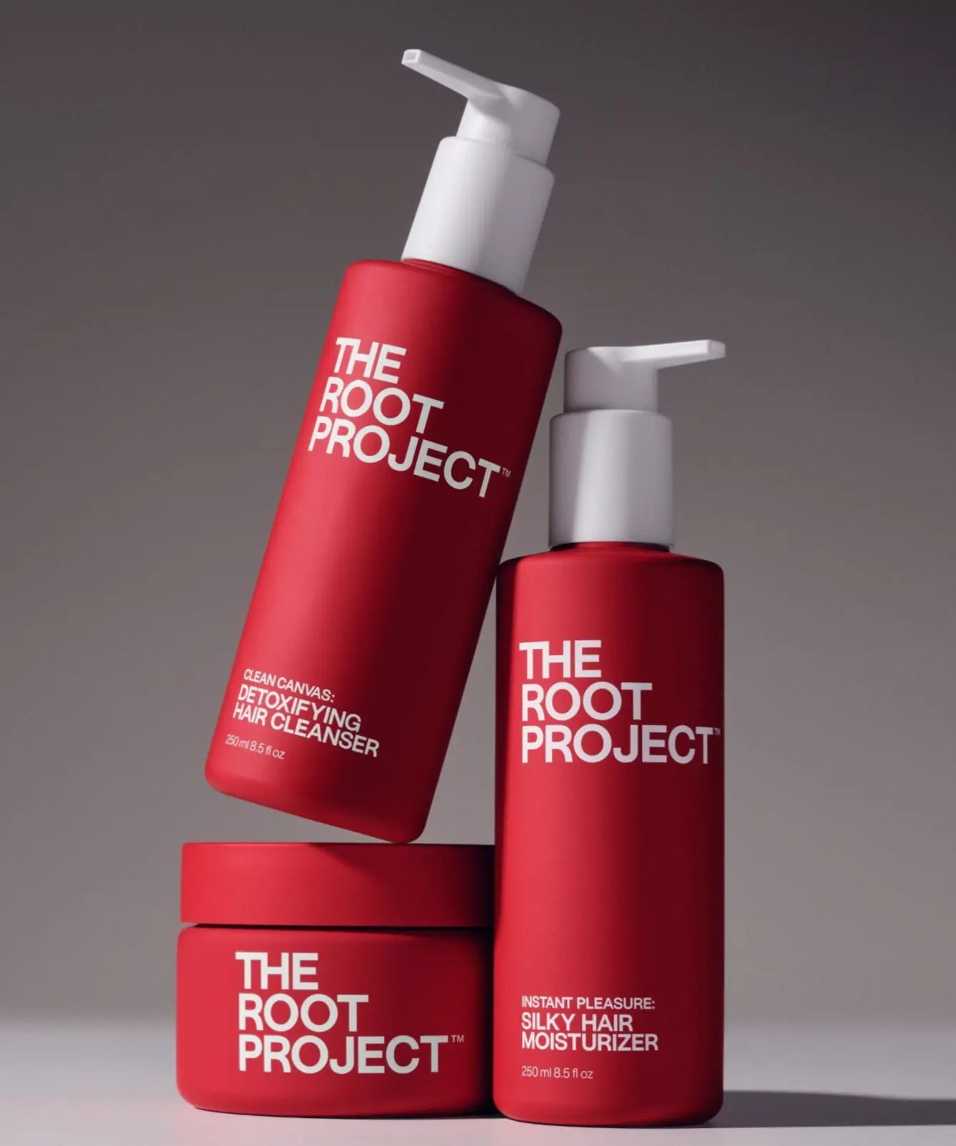 Hair Care Set — Clarifying Shampoo + Silky Conditioner + Strengthening Hair Mask, Complete Routine for Scalp Care & Dry, Damaged Hair | The Root Project Trio, Color-Safe, Vegan, Sulfate-Free, Paraben-Free, Dermatologist Tested