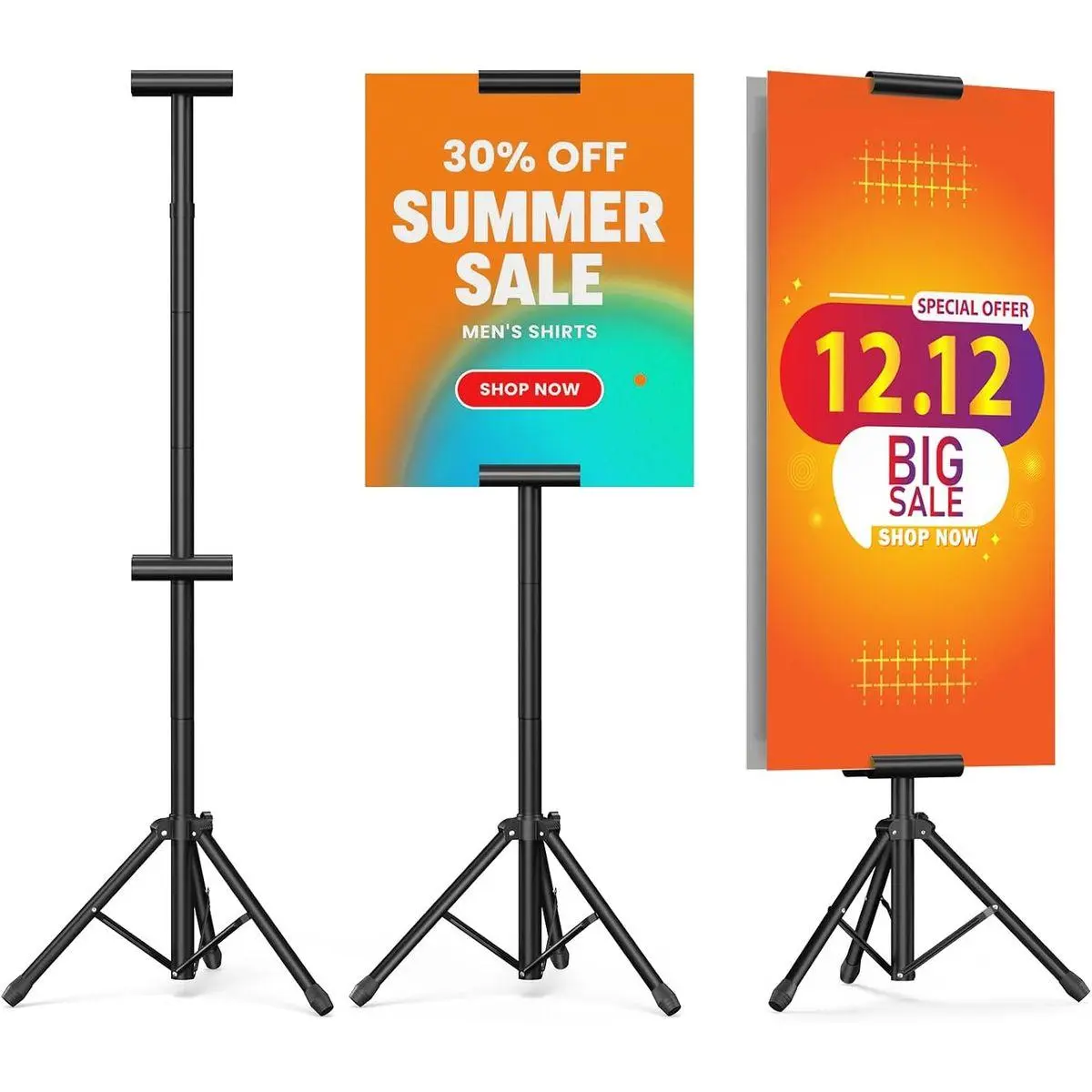 Poster Stand Banner Stand Poster Board Stand Foldable Floor Standing ...