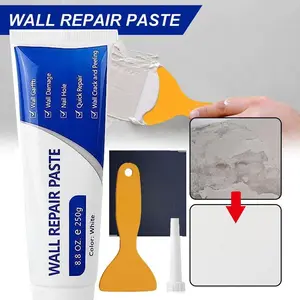 TikTok Shop Falldeals For You Drywall Patch Repair Kit, 250g Wall Mending Agent, Multi-Functional Quick-Drying Wall Repair Paste, Adhesive, Heavy Duty, Concrete Sealant Waterproof, Self Adhesive