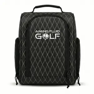 Premium Golf Shoe Bag – Vented Leather Shoe Storage