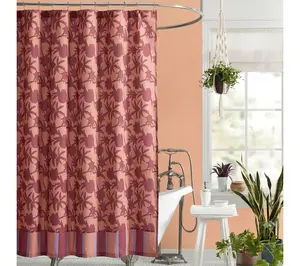 Natalia Cotton Printed Shower Curtain