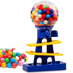 Tower Gumball Machine for Kids - 10" Gum Machine and Toy Bank - Candy Machine Dispenser Includes 25 Dubble Bubble Gum Balls - Great Candy Dispenser Machine Gift Toys for Girls and Boys