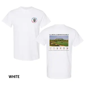 The 126th U.S. Open 2026 Sennycock Mountain Golf T-shirt, double-sided patterned T-shirt, classic competition style, fashionable unisex apparel for golf enthusiasts, high-quality casual shirt, a perfect gift for golf lovers