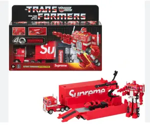 Supreme Transformers G1 Optimus Prime Figure Red