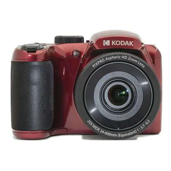 Kodak PIXPRO AZ255 25x Astro Zoom Digital Camera - 16MP, LCD Screen, Lens (Red) for Photography, Digital Cameras Enthusiasts
