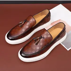 ·Color:Brown/Black·Vamp Material:Artificial PU·Scenario:Outdoor·Style:Casual,FashionWork·Shoe Heel Style:Flat