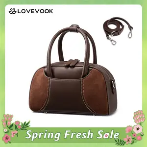 LOVEVOOK 3-in-1 Versatile Swing Zip Boston Bag - Small Purses for Women, Trendy Handbags Mini Vintage Hobo Clutch with Detachable Strap,Perfect Gift Choice,TikTokShopSpringStatements