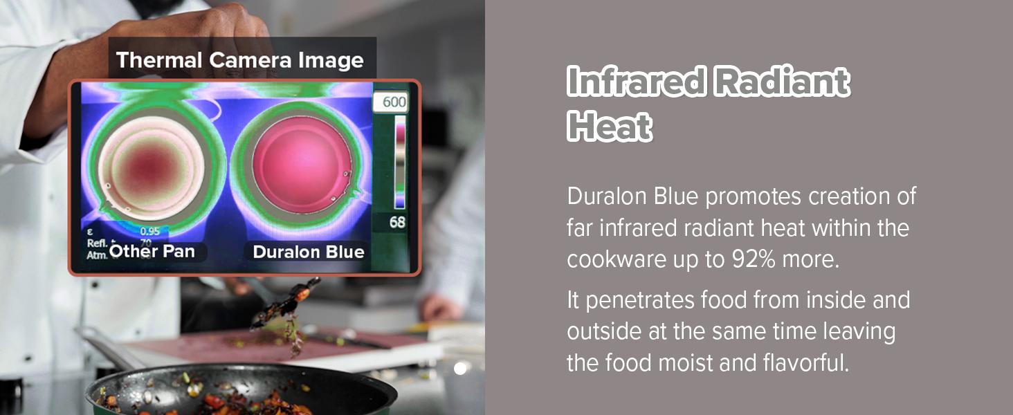 Duralon Non-Stick Cookware 3-Piece Set - 8”, 10”, 12” Frying Pans