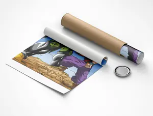 Anime DDBZ Poster No Framed – Manga Wall Art, Bedroom & Dorm Room Decor, Anime Bedroom Poster