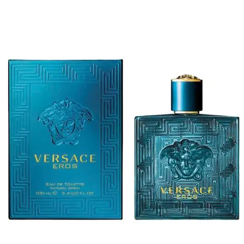 VERSACE Eros EDT Spray for MEN 1.7oz / 50ml & 3.4oz / 100ml - Luxury, Long Lasting Perfume