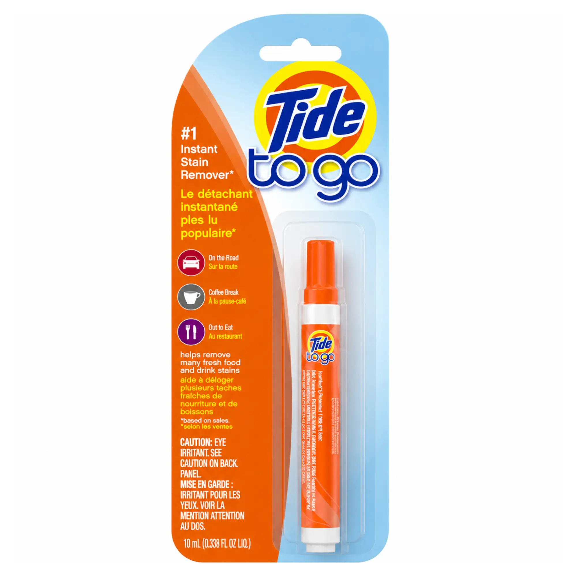 Tide To Go Travel Size Stain Remover Pen 0.33oz Portable Spot Cleaner