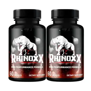 2-Pack RhinoxX Pills, Supports Performance & Energy - 120 Capsules Vitamin Dietary Supplement Fitness Wellness Support
