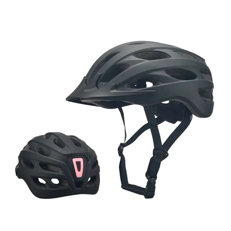 UVJ Adult Ultra-Light Bicycle Helmet, Adjustable PC Material, Universal for Mountain Bikes and Road Bikes, Equipped with Warning Light and Visor, Available in Multiple Sizes – Ideal Gift for Valentine's Day, e bikes fathers day gift camping gear