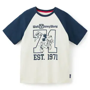 Disney Store Mickey Mouse Collegiate Raglan T-Shirt for Adults – Walt Disney World