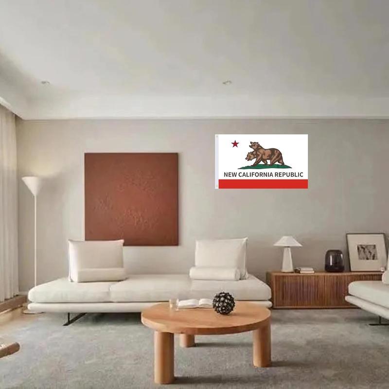 New,2025 3X5 Ft New California Republic Flag Outdoor Indoor,Fallout Ncr Flags For House Home College Dorm With Brass Grommets