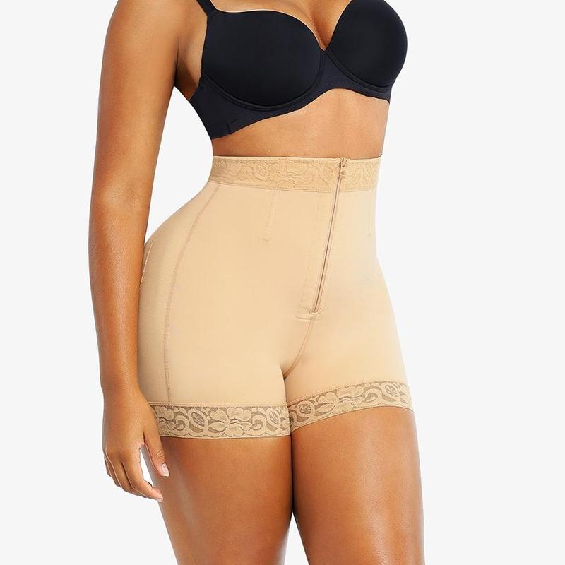 Shapellx AirSlim Lace Steel Boned Shapewear for Women Butt Enhancer Tummy Tucking Shorts Womenswear Comfort Fajas Colombianas Basic Post Surgery