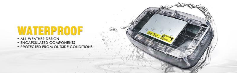 DIBMS 48 LED Roof Top Strobe Light Bar, High Visibility Emergency Warning, Waterproof, Magnetic Base, Universal Fit for Trucks, Snow Plows, Construction Vehicles DIBMS 48 LED Roof Top Strobe Light Bar, High Visibility Emergency Warning, Waterproof, Magnetic Base, Universal Fit for Trucks, Snow Plows, Construction Vehicles