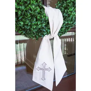Cross Wreath Sash