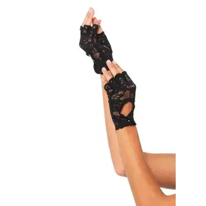 Lace Keyhole Fingerless Gloves Lace Keyhole Fingerless Gloves
