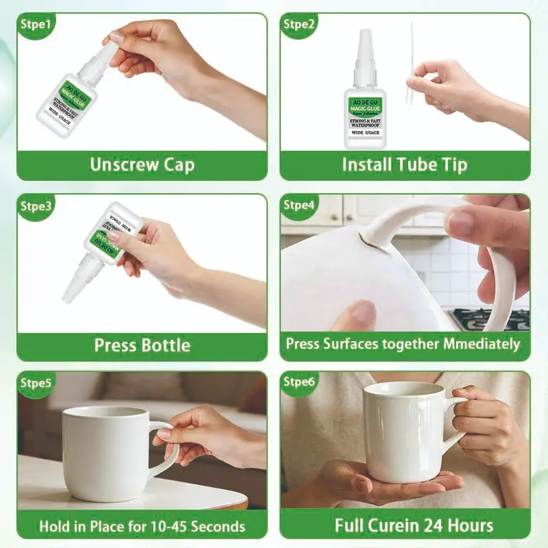 4PCS Fast-Setting Super Glue, Ideal for Projects and Repairs