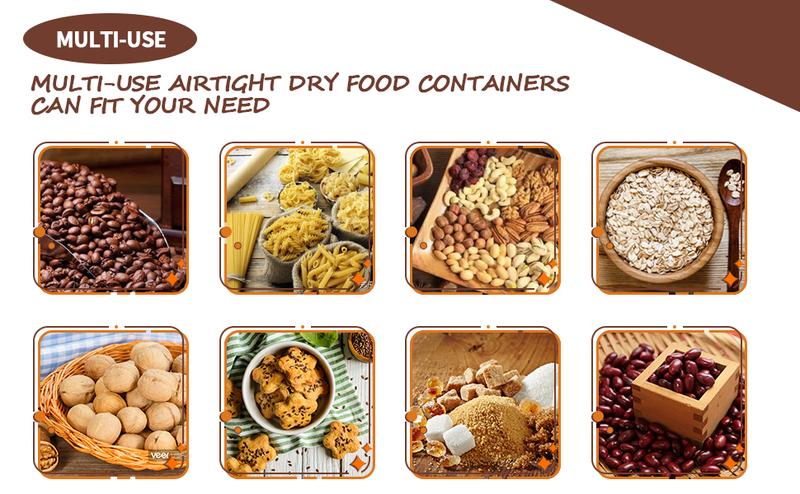 Airtight Food Storage Containers Set with Lids 24 PCS BPA Free Kitchen Pantry Organization Plastic Leak-proof Canisters for Cereal Flour Sugar Labels Marker Grey