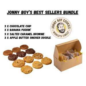 Jonny Boy's Best Selling Cookie Bundle 12-pack - High Quality Ingredients - Family Owned
