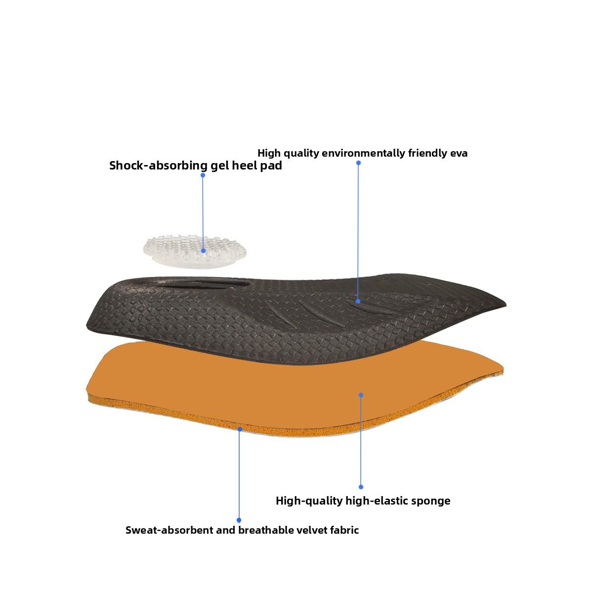 Unisex Flat Foot Orthotic Half Insoles |       Corrects Pigeon Toe/Out-Toe, X/O Leg Deformities