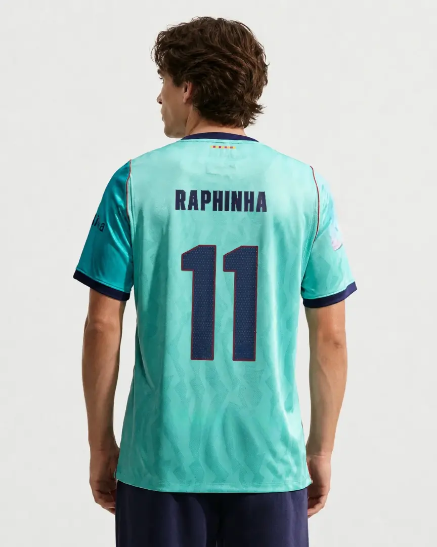 Unisex Collectible Sports Apparel Raphinha 2026-2027 Third Player Jersey - Spain League