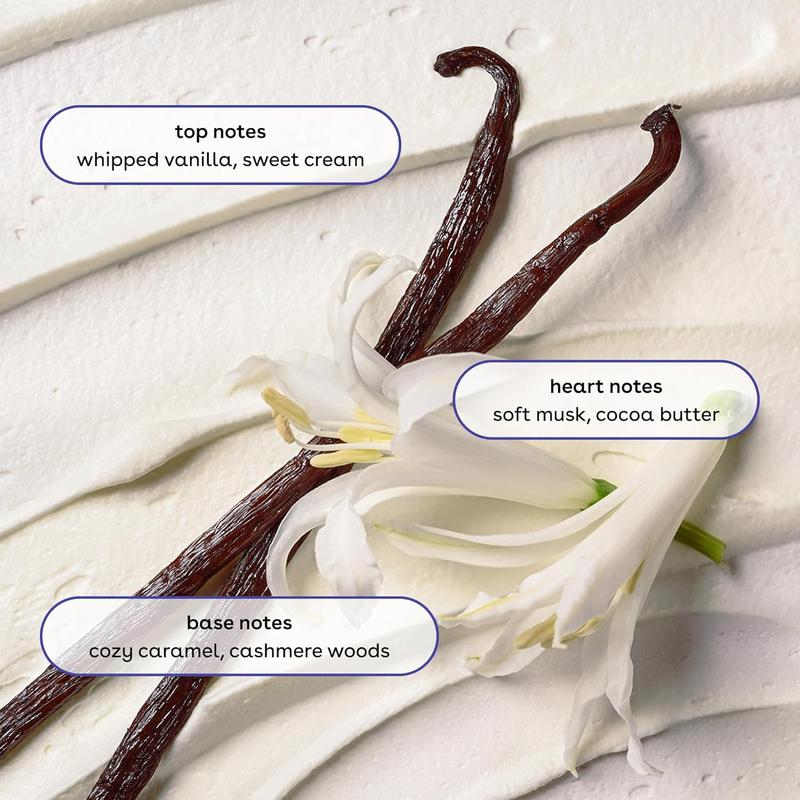 eos Cashmere Body Wash – Vanilla Cashmere, Moisturizing Body Wash, Creamy Gel Formula, with Shea Butter, Glycerin, Vitamin E, pH Balanced, Sensitive Skin, Vegan, 16 fl oz