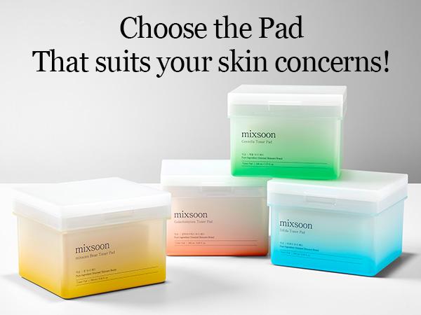 [mixsoon] Bean Toner Pads 9.46 fl.oz / 280ml / 70 Sheets - Moisturizing & Nourishing Toner Pads, Korean Skin Care