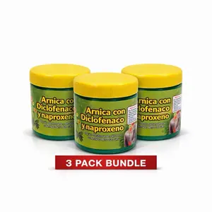 Three Pack Pomada Bundle de 125 grams each (amarillo con verde)