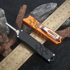 2pcs EDC Pocket Utility Knife, Paper Box Package Cutting Knife of Aluminum Alloy Handle, 20 Replaceable Blades for Office Business Daily Use and Gifts