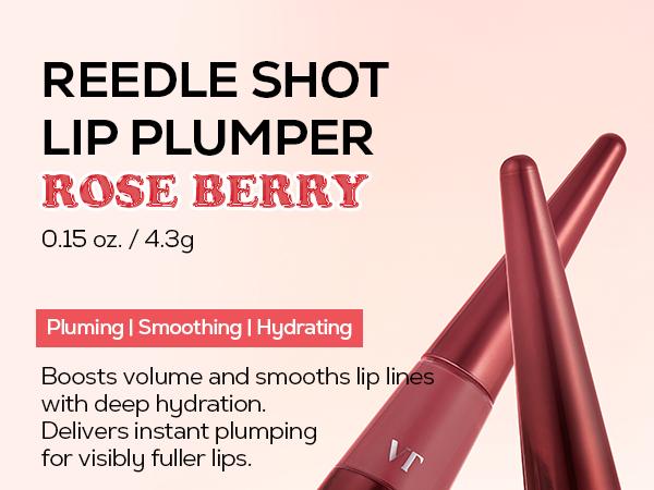 [Official VT Cosmetics] Reedleshot Lip Plumper gloss lips, Lip plump korean skincare products, kbeauty viral Comfort Glossy Lipgloss Makeup, Volufiline