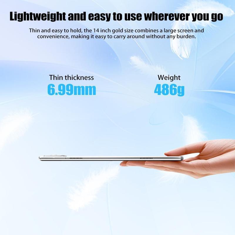 2025 upgraded 10.1-inch Android tablet - 32GB storage, 5000mAh battery, dual SIM, 5MP+13MP camera, tablet with keyboard, mouse, stylus and case