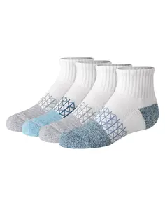 Hanes Absolute Active Boys' Ankle Socks, 4-Pairs