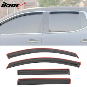 Window Visors Rain Guard for GMC Acadia 2017-2023 In Channel Acrylic 4PCS