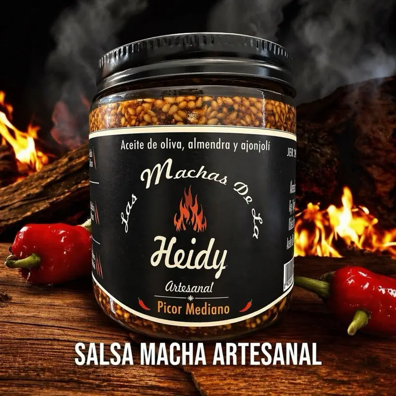 Las Machas de la Heidy Salsa Macha - Medium Heat Flavor Chilli