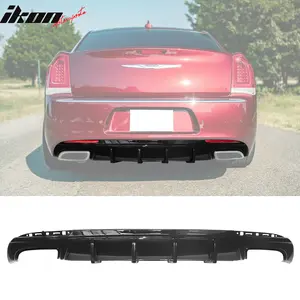 Rear Bumper Diffuser for Chrysler 300 2015-2023 Shark Fin PP