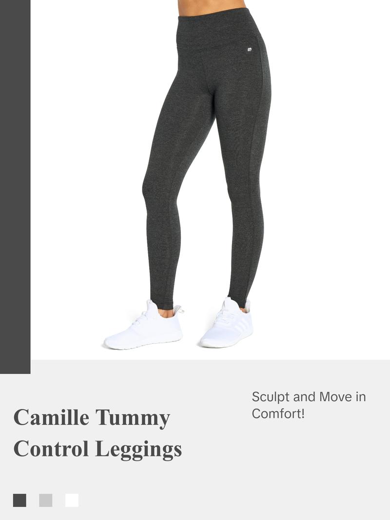Camille Tummy Control Leggings Womenswear Bottom Womenswear Bottom Cotton Mesh