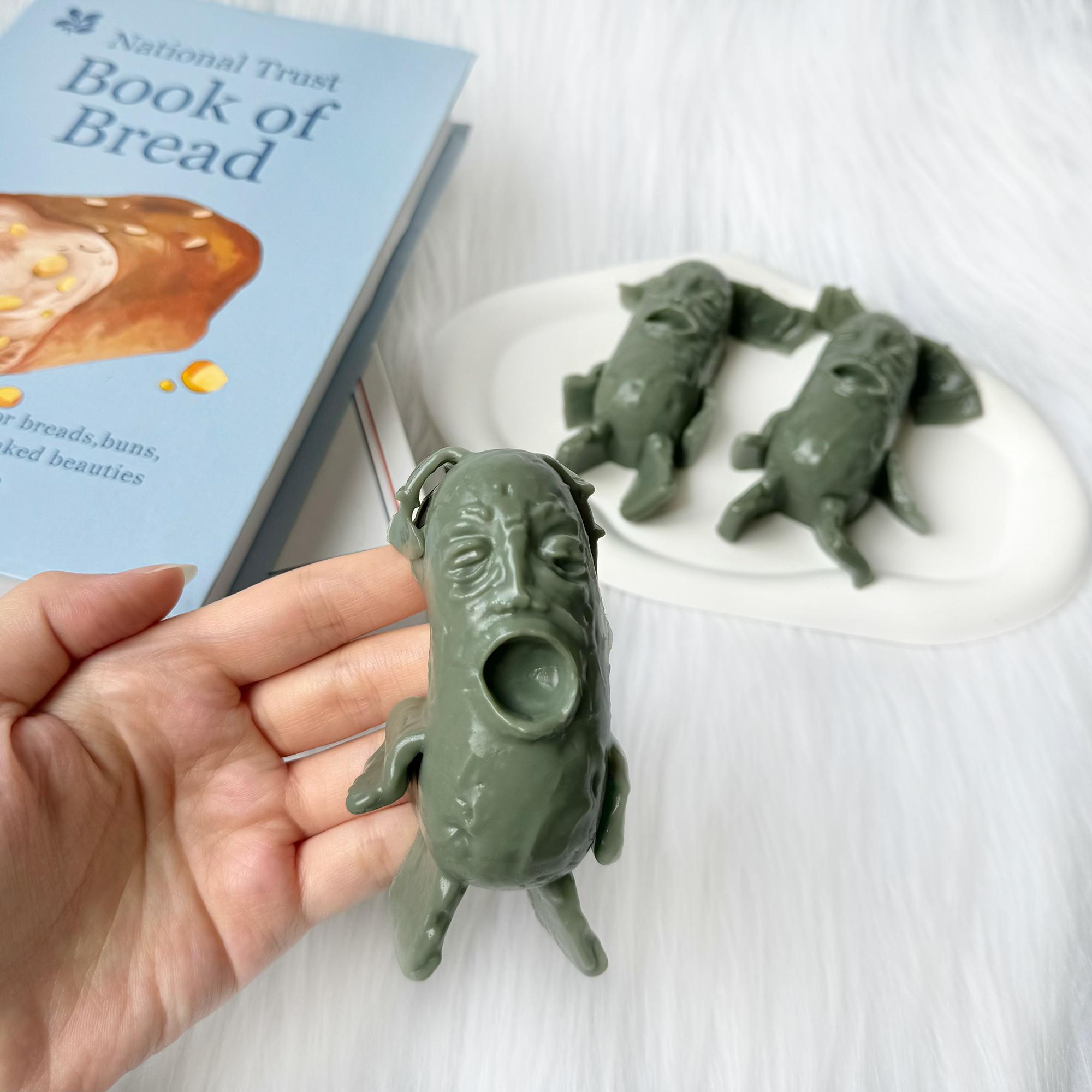 [Classic Squish Texture] taba squishy Funny Plankton , Fidgets Toy for Stress Relief & Fun – Perfect for Party, Birthday, Holiday & Christmas Gifts – Silicone Material [120g]