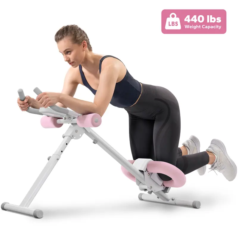 Merach Adjustable Ab Trainer Machine with LCD Monitor, Foldable Ab Exercise Machine for abs, Arm, Leg, Buttocks Shaper, Core & Ab Trainer at Home Gym for Women,  Workout Equipment, TikTokShopBlackFriday