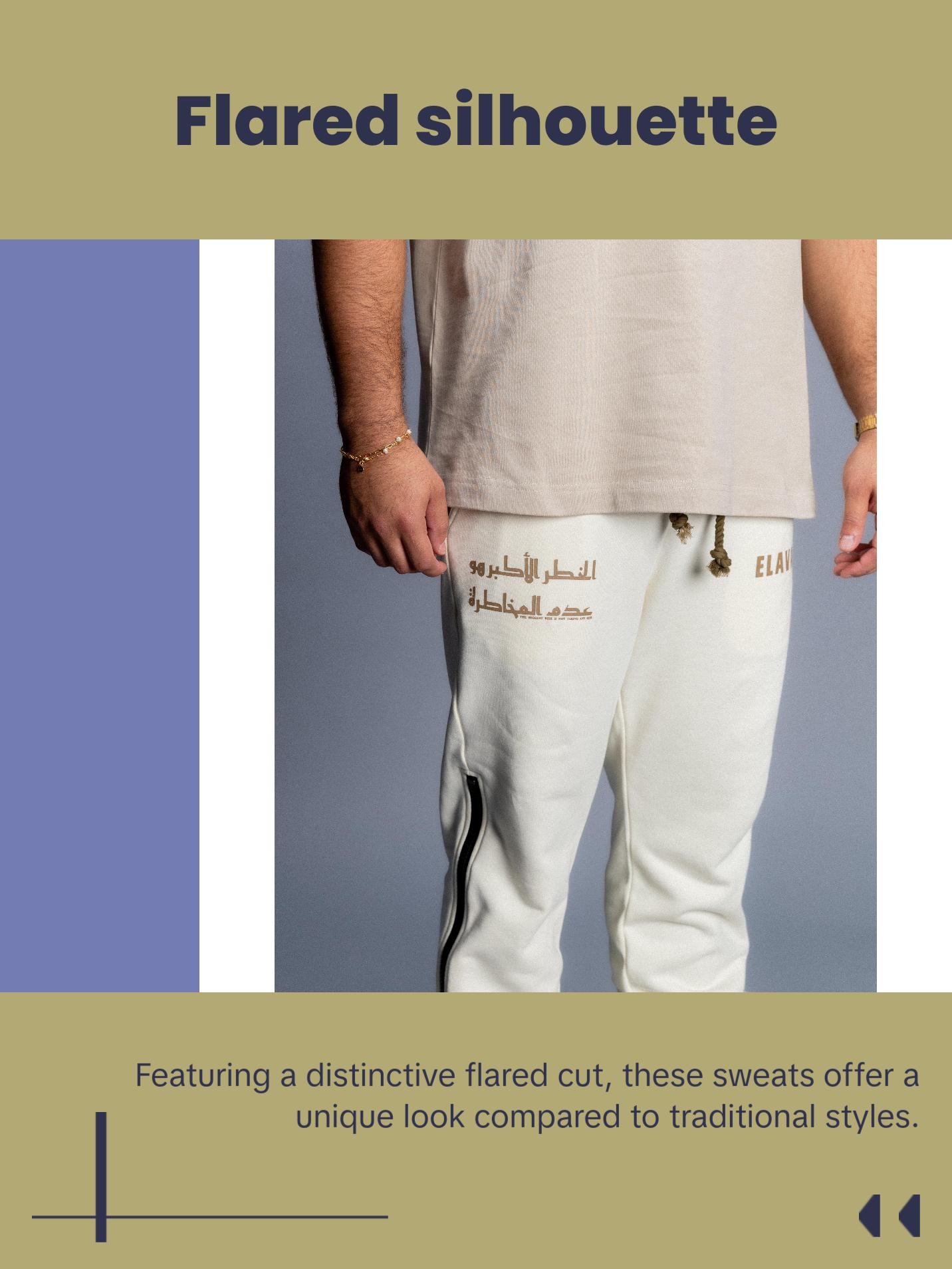 ELAVAR FLARED/REGULAR Sweats Beige