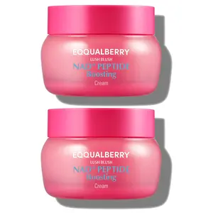 EQQUALBERRY NAD+ Peptide Boosting Cream 2Pcs– Collagen-Enhancing Moisturizer for Skin Elasticity, Healthy Aging&Wrinkle Care – Korean Skincare Anti-Aging Face Cream with Peptides (1.69 fl.oz / 50ml)