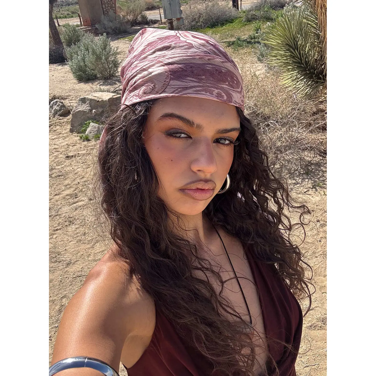 Nellie Hair Scarf Paisley
