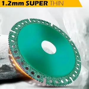 6-Pack 4-Inch Ultra-Thin Diamond Cutting Discs for Angle Grinder – 1.2mm Continuous Rim Blade for Tile, Stone & Concrete – Precision Cuts with Light Metal Capability