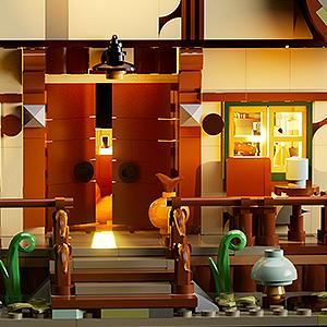 Wood Cabin Building Set with LED Light, 2570 PCS Wooden Forest House Mini Building Block Toy with Waterwheel Pond Animals, Big House Construction Model for Adults Teens Kids Boys Girls 10-12+ Wood Cabin Building Set with LED Light, 2570 PCS Wooden Forest House Mini Building Block Toy with Waterwheel Pond Animals, Big House Construction Model for Adults Teens Kids Boys Girls 10-12+